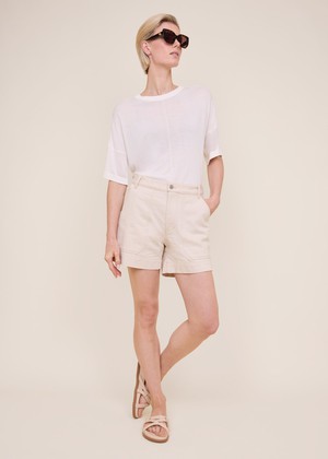 Utility cotton-tencel shorts from Vanilia