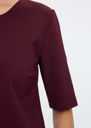 Mid sleeve twill top from Vanilia