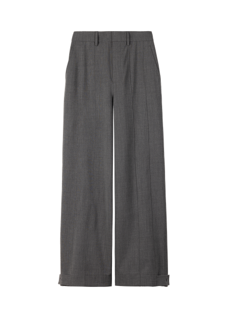 Wollen broek tailored wide leg from Vanilia