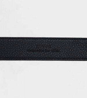 Olive Vegan Bio-Based Bamboo Classic belt in black from Votch