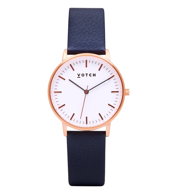 Rose Gold & Navy Watch | Moment from Votch