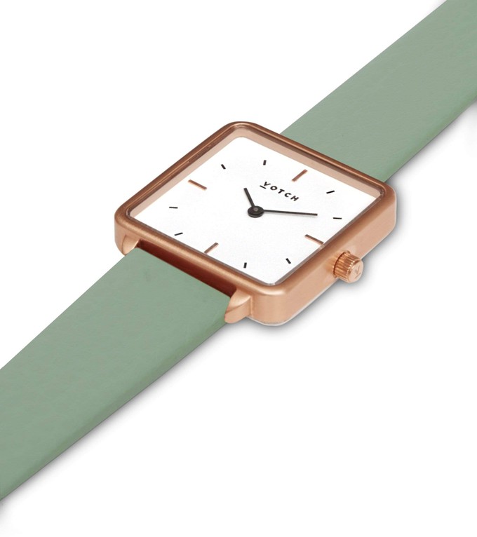 Rose Gold & Sage Watch | Kindred from Votch