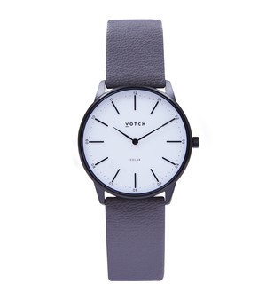 Black & Steel Grey Watch | Solar Classic from Votch