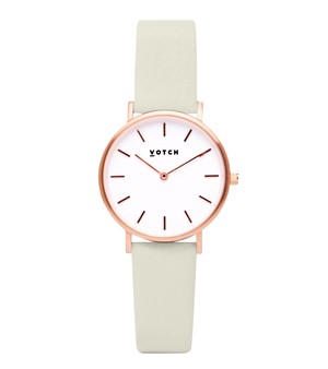 Rose Gold & Linen Watch | Petite from Votch