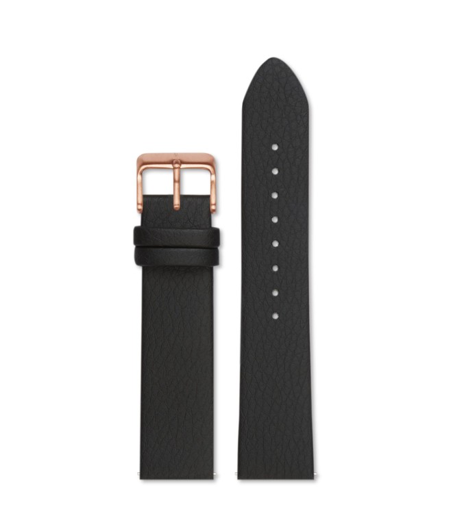 Black with brushed rose gold buckle | 20mm from Votch