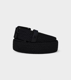 Seb Vegan Bio-Based Bamboo Braided belt in black via Votch