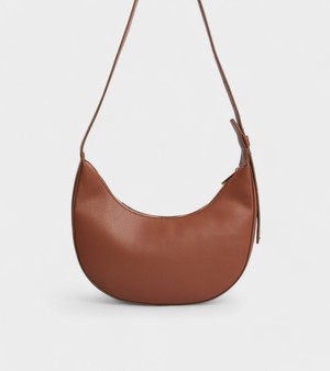 River Vegan Bio-Based Bamboo Leather Hobo Bag in Brown from Votch