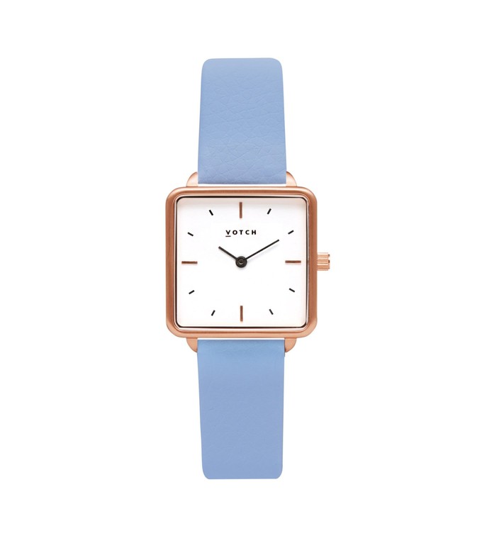 Rose Gold & Sky Blue Watch | Kindred from Votch