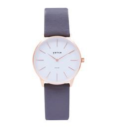 Rose Gold & Steel Grey Watch | Solar Classic via Votch