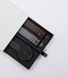 All Black Watch | Aalto Gift Set via Votch