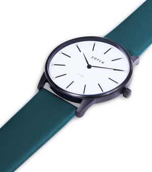 Black & Forest Green Watch | Solar Classic from Votch