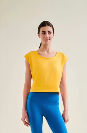 Cropped Dance Vest - Sunshine from Wellicious