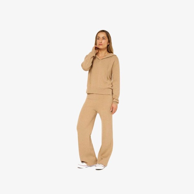 Wollen Broek Constanti | Ekyog | Beige from WhatTheF