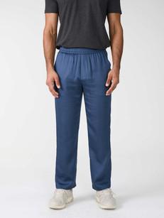 blaue Hose aus Tencel via Yahmo