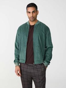 atlas/teal Cord Wendejacke via Yahmo