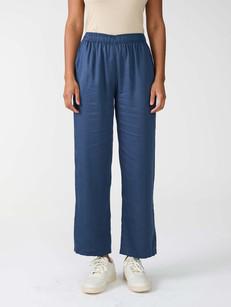 blaue Hose aus Tencel via Yahmo