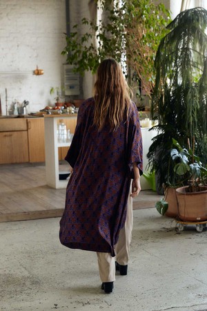 moka Besser-als-Seide Kimono from Yahmo