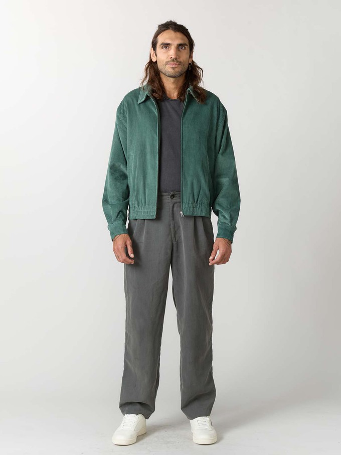 teal Cordjacke from Yahmo