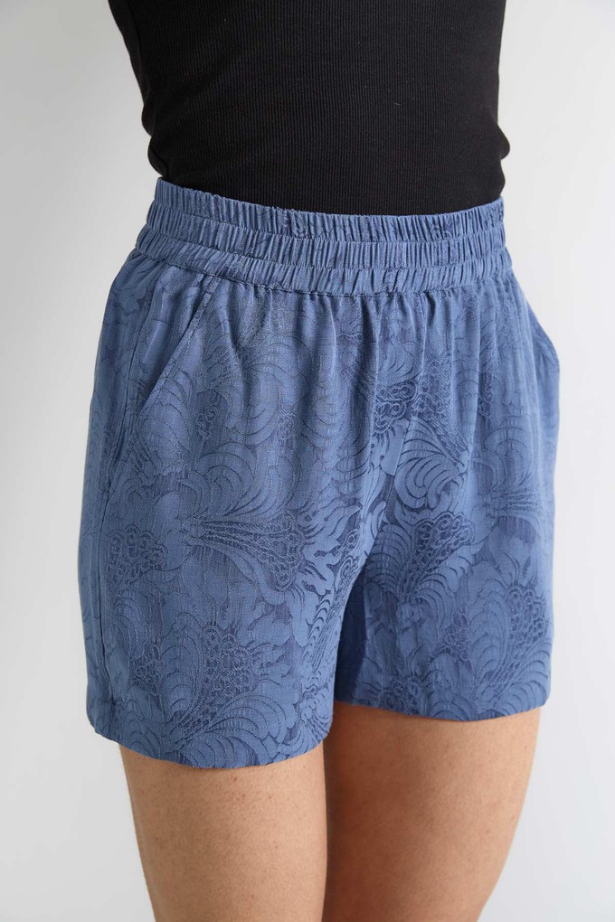 zen indigo Leichte Reiseshorts from Yahmo