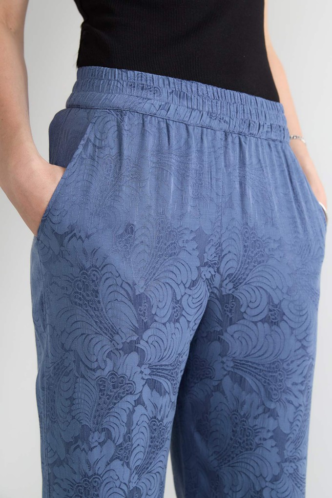 zen indigo Hose aus Cupro from Yahmo