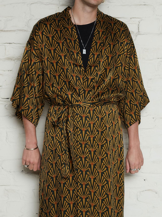 artdeco Kimono aus Cupro from Yahmo