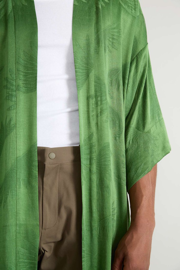 matcha Besser-als-Seide Kimono from Yahmo