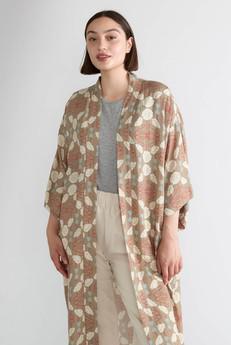 patina Kimono aus Cupro via Yahmo