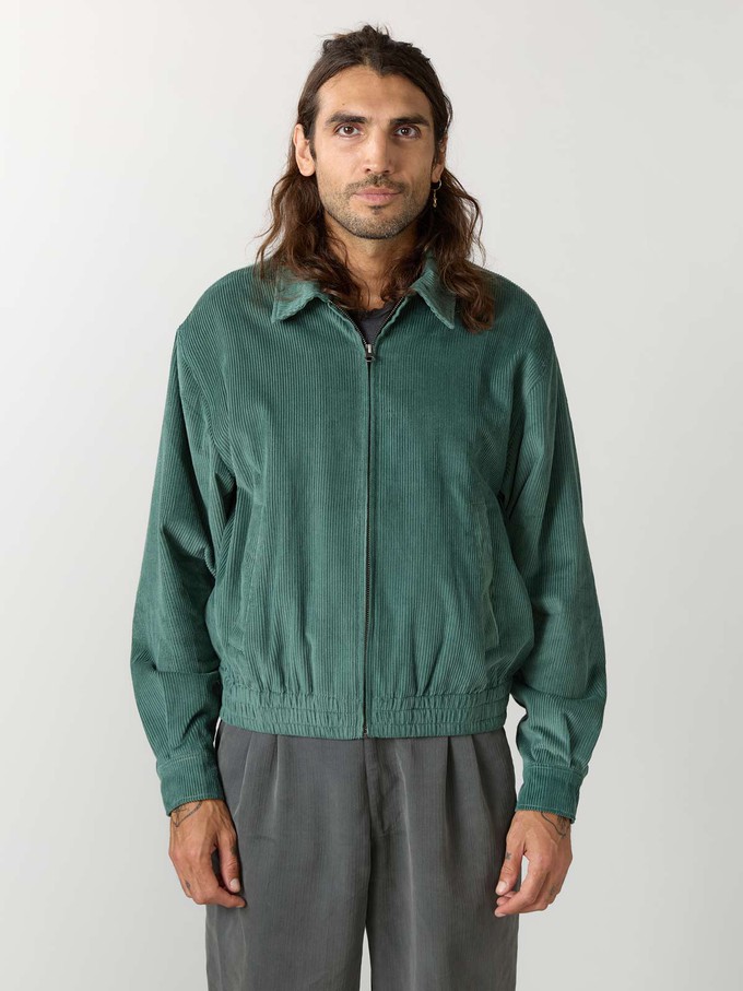 teal Cordjacke from Yahmo