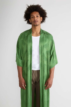 matcha Besser-als-Seide Kimono from Yahmo