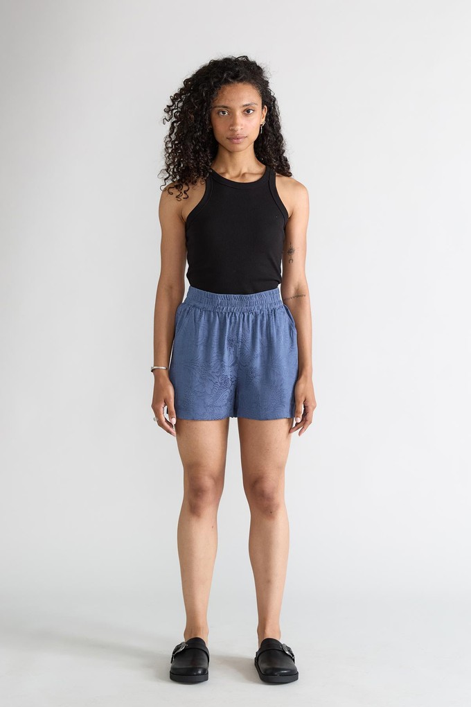 zen indigo Leichte Reiseshorts from Yahmo