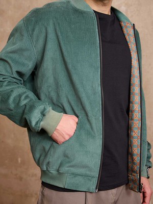 atlas/teal Cord Wendejacke from Yahmo