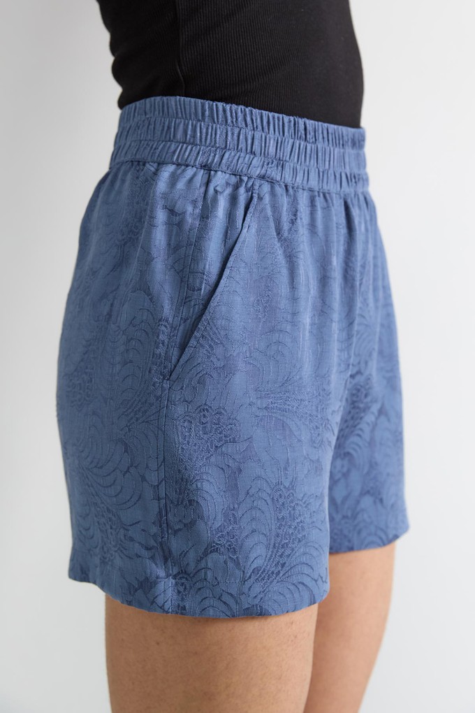 zen indigo Leichte Reiseshorts from Yahmo