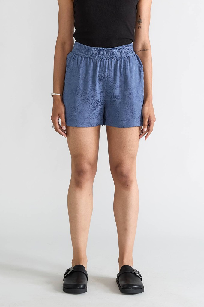 zen indigo Leichte Reiseshorts from Yahmo