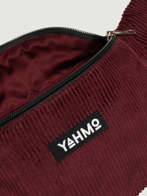 teal Cord Bauchtasche from Yahmo