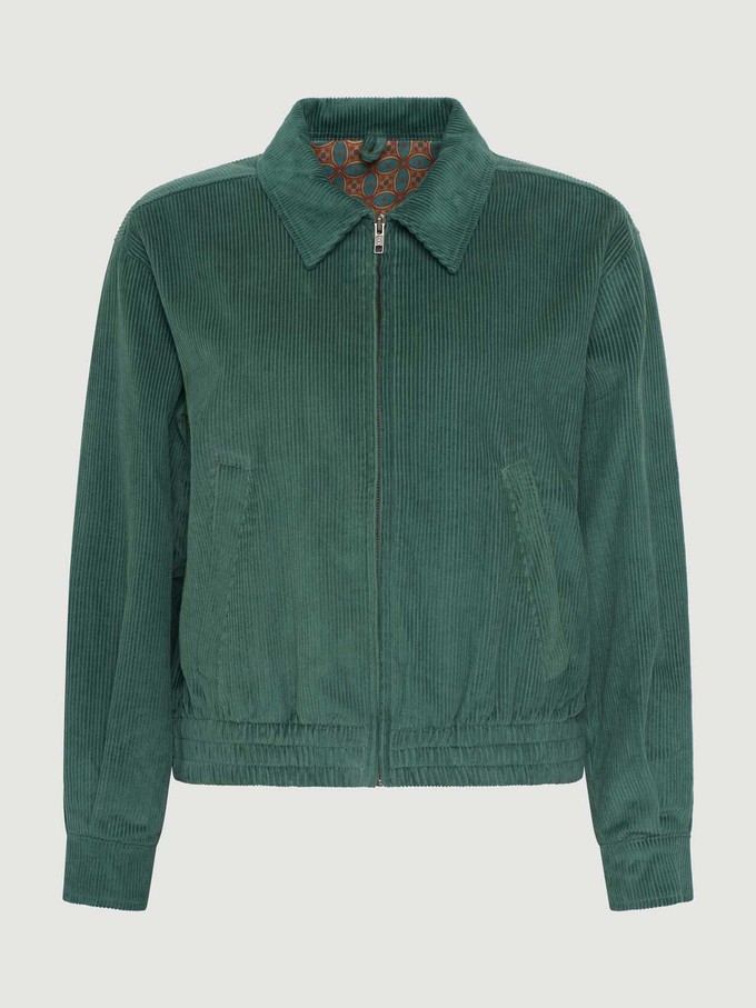 teal Cordjacke from Yahmo