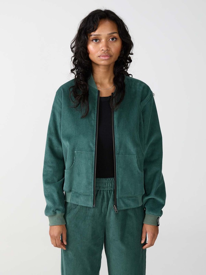 atlas/teal Cord Wendejacke from Yahmo