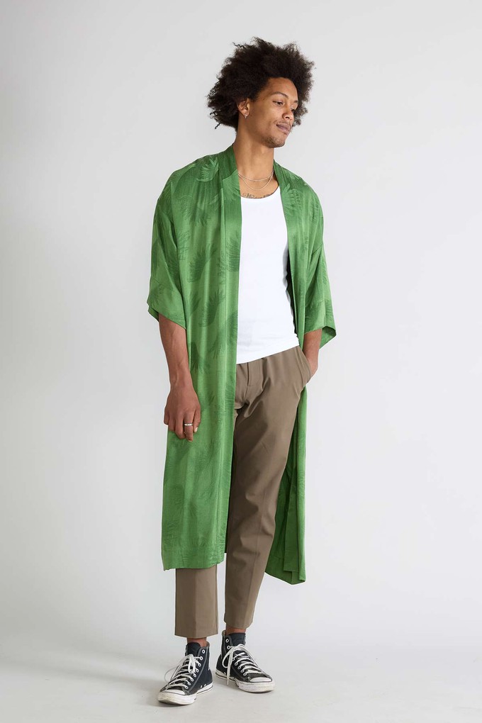 matcha Besser-als-Seide Kimono from Yahmo