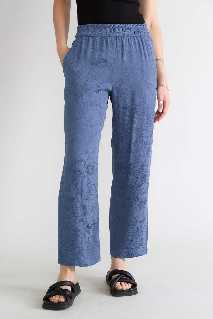 zen indigo Hose aus Cupro from Yahmo