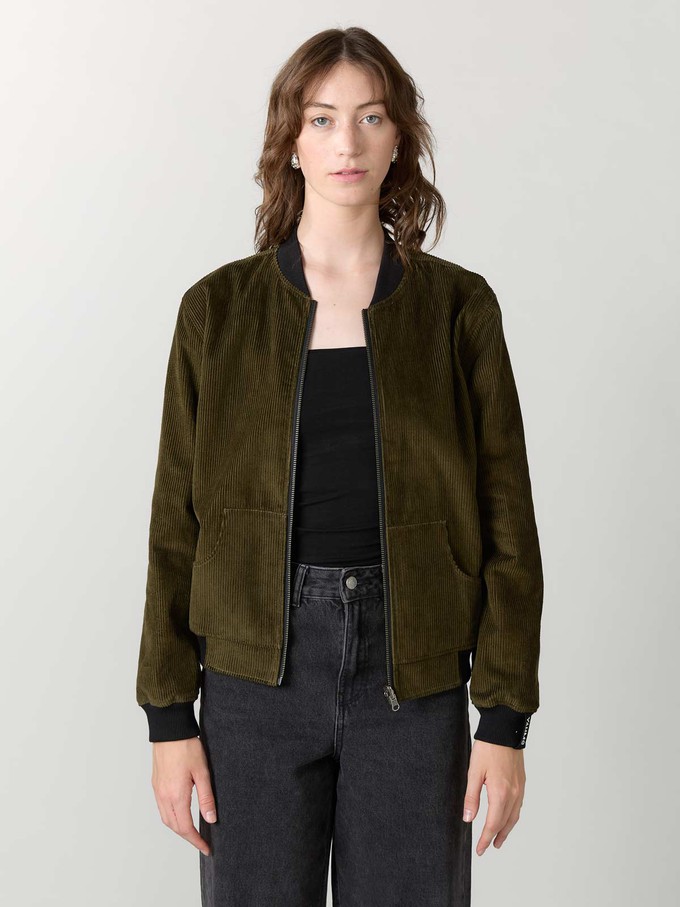 bloom/olive Cord Wendejacke from Yahmo