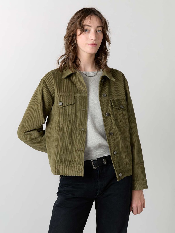 olive Cordjacke from Yahmo