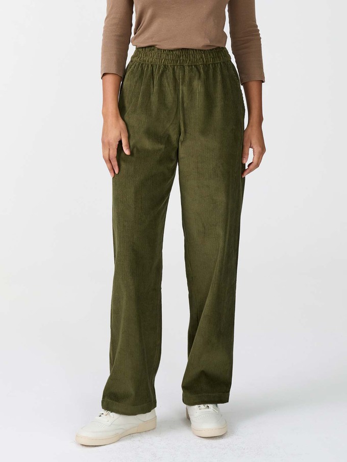 olivegrüne Marta Hose from Yahmo