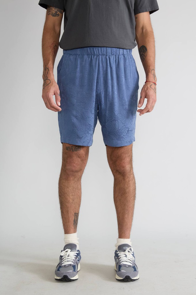 zen indigo Leichte Reiseshorts from Yahmo