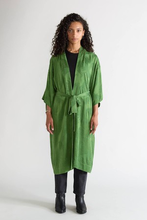 matcha Besser-als-Seide Kimono from Yahmo