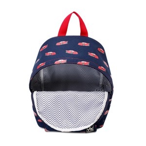 YLX Hemlock Backpack - Kids | Navy Blue &amp;amp;amp;amp;amp; Red cars from YLX Gear