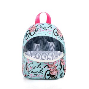 YLX Hemlock Backpack (S) | Kids | Bleached Aqua Girls Street Art from YLX Gear